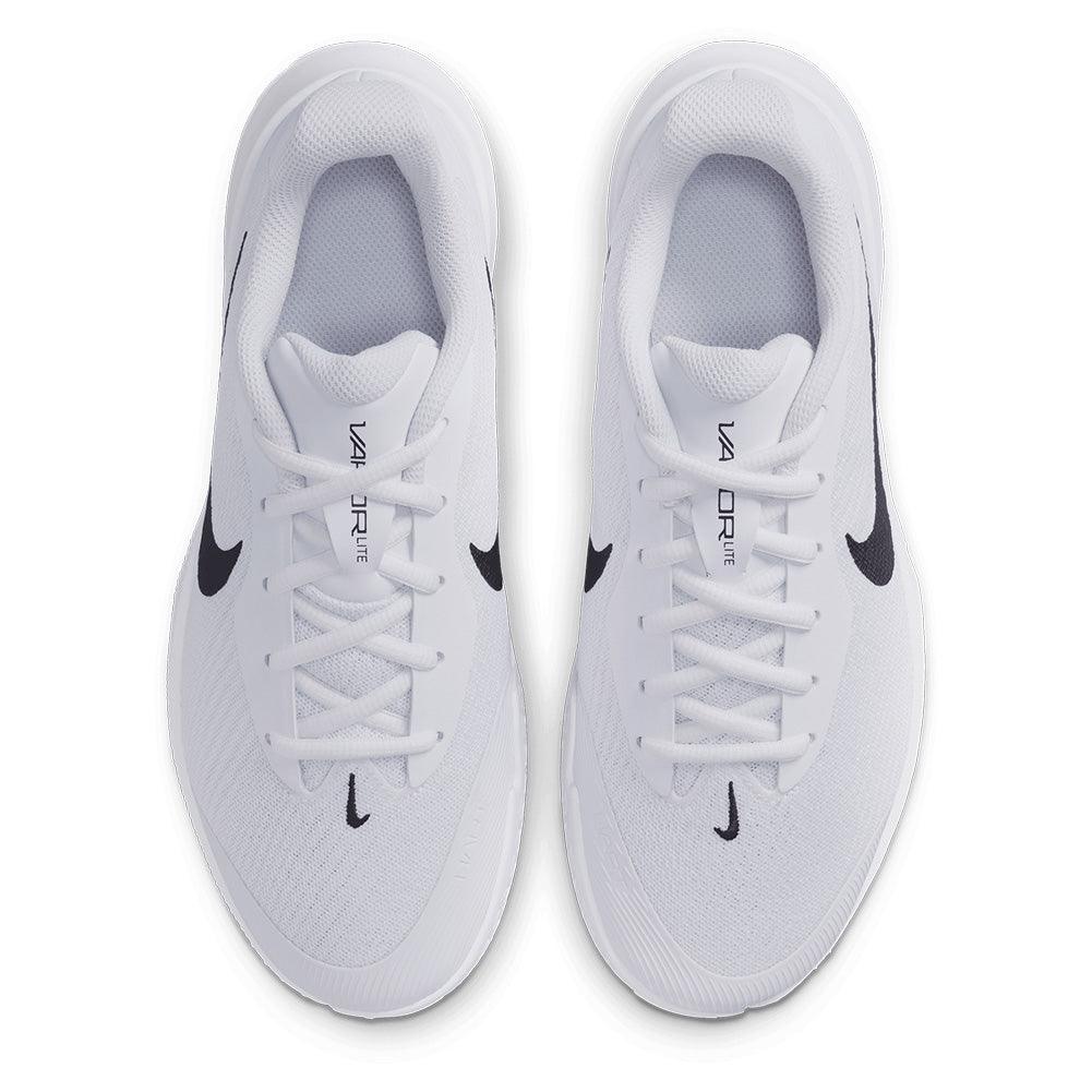 Women`s Vapor Lite 3 Tennis Shoes White and Black Footwear Nike