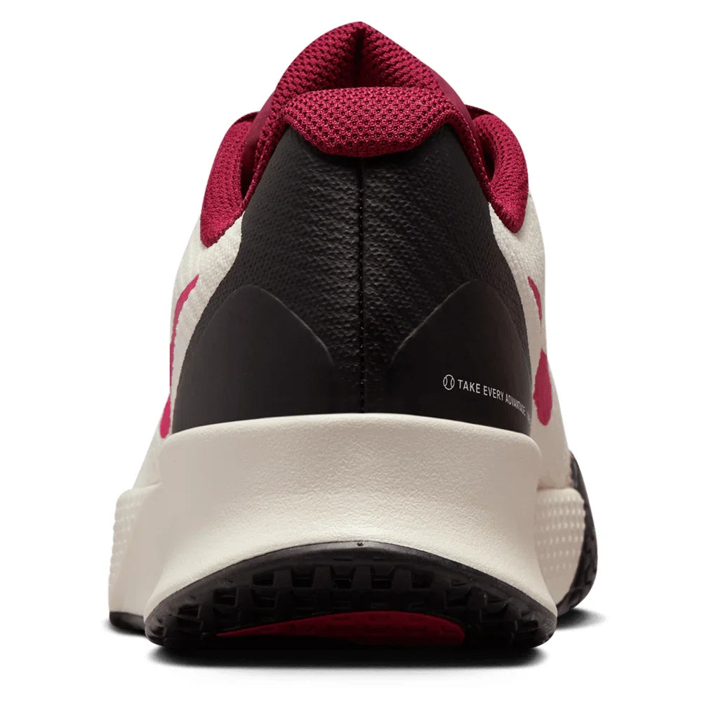 Women`s Vapor Lite 3 Tennis Shoes Pale Ivory and Rush Pink Footwear Nike