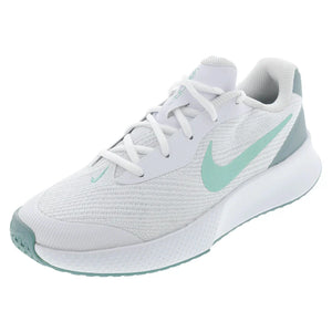 Women`s Vapor Lite 3 Tennis Shoes White and Mint Foam Footwear Nike