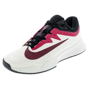 Women`s Zoom Vapor Pro 3 Tennis Shoes Pale Ivory and Rush Pink Footwear Nike