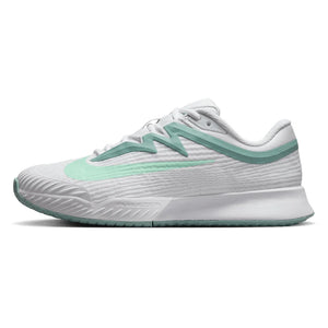 Women`s Zoom Vapor Pro 3 Tennis Shoes White and Mint Foam Footwear Nike