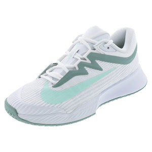 Women`s Zoom Vapor Pro 3 Tennis Shoes White and Mint Foam Footwear Nike