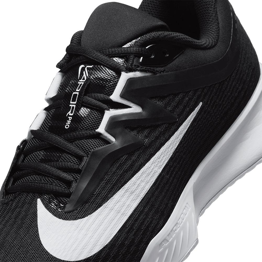 Mens Zoom Vapor Pro 3 Tennis Shoes Black and White Footwear Nike