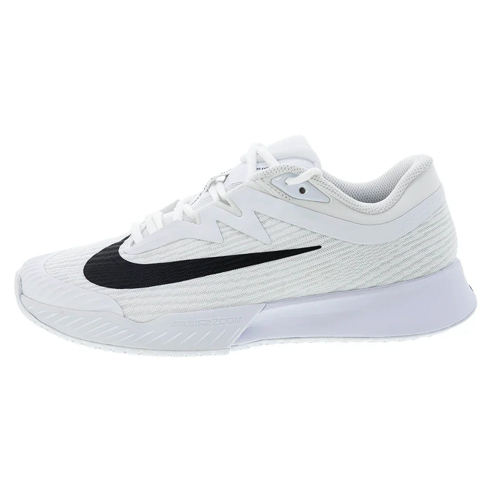 Mens Zoom Vapor Pro 3 Tennis Shoes White and Black Footwear Nike
