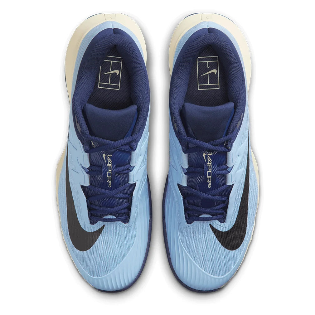 Men's Zoom Vapor Pro 3 Tennis Shoes Psychic Blue and Black Footwear Nike