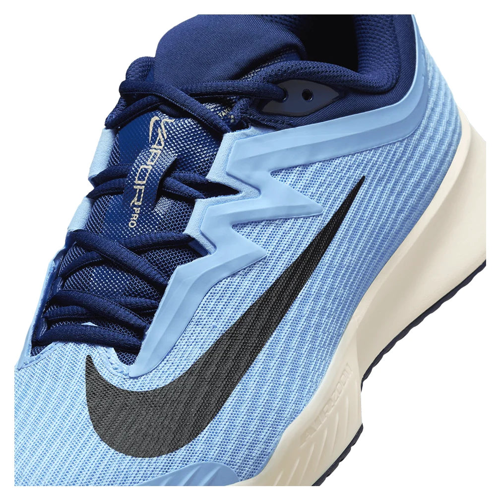 Men's Zoom Vapor Pro 3 Tennis Shoes Psychic Blue and Black Footwear Nike
