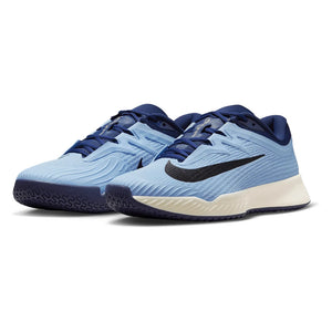 Men's Zoom Vapor Pro 3 Tennis Shoes Psychic Blue and Black Footwear Nike