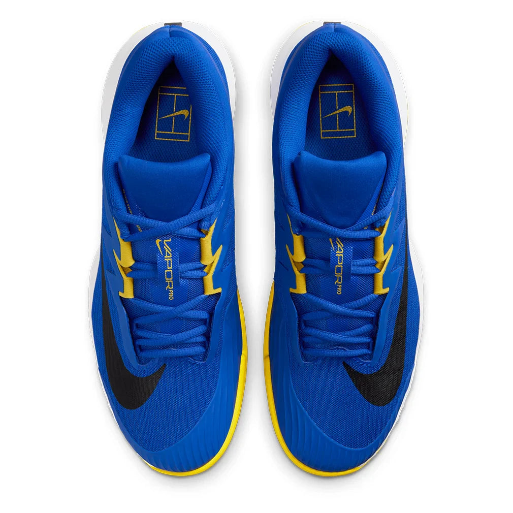Men`s Zoom Vapor Pro 3 Tennis Shoes Racer Blue and Black Footwear Nike