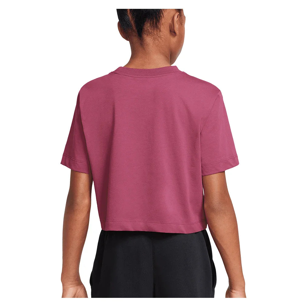 Girls` Sportswear Cropped T-Shirt Apparel Nike
