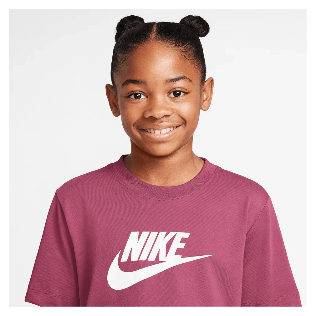 Girls` Sportswear Cropped T-Shirt Apparel Nike