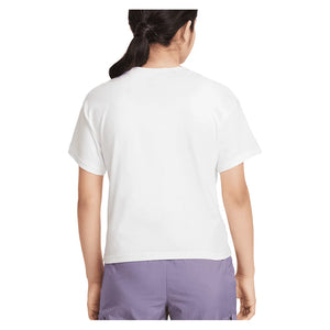 Girls' Sportswear Essential T-Shirt White Apparel Nike