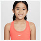 Girls' One Dri-Fit Tennis Tank Magic Ember and White Apparel Nike
