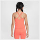 Girls' One Dri-Fit Tennis Tank Magic Ember and White Apparel Nike