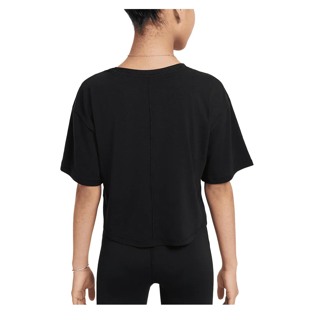 Girls` One Relaxed Dri-FIT Short-Sleeve Top Apparel Nike