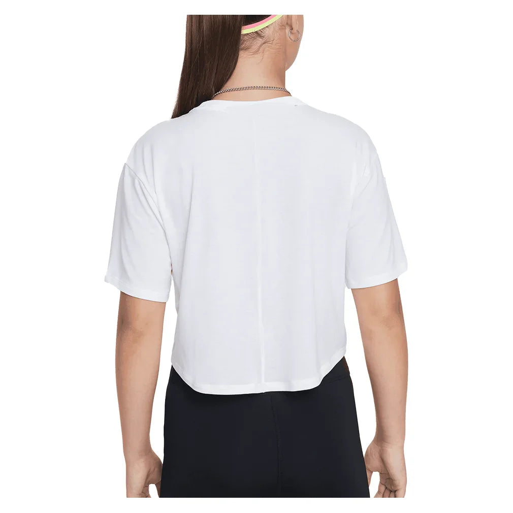 Girls` One Relaxed Dri-FIT Short-Sleeve Top Apparel Nike