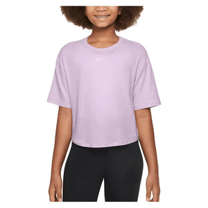 Girls` One Relaxed Dri-FIT Short-Sleeve Top Apparel Nike