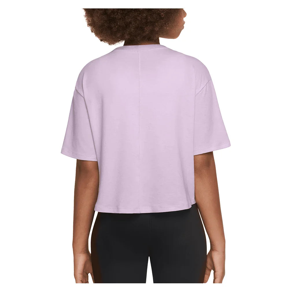 Girls` One Relaxed Dri-FIT Short-Sleeve Top Apparel Nike