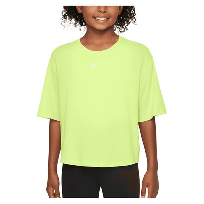 Girls` One Relaxed Dri-FIT Short-Sleeve Top Apparel Nike