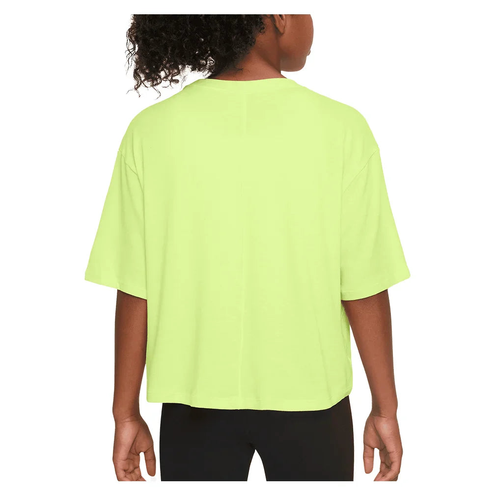 Girls` One Relaxed Dri-FIT Short-Sleeve Top Apparel Nike
