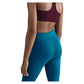 Girls' One Dri-FIT High-Waisted Training Leggings Green Abyss and White Apparel Nike