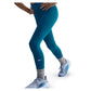 Girls' One Dri-FIT High-Waisted Training Leggings Green Abyss and White Apparel Nike