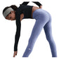 Girls' One Dri-FIT High-Waisted Training Leggings World Indigo and White Apparel Nike
