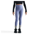 Girls' One Dri-FIT High-Waisted Training Leggings World Indigo and White Apparel Nike