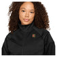 Women`s Court Dri-FIT Heritage Windrunner Poly Knit Jacket Black Apparel Nike