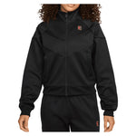 Women`s Court Dri-FIT Heritage Windrunner Poly Knit Jacket Black Apparel Nike