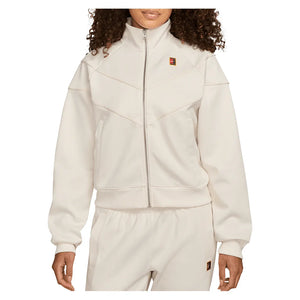 Women`s Court Dri-FIT Heritage Windrunner Poly Knit Jacket Pale Ivory Apparel Nike