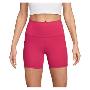 Women's Court Dri-FIT Tennis Shorts with Pockets Rush Pink and White Apparel Nike