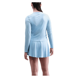 Women's Court Dri-FIT Advantage Mid-Layer Tennis Top Celestine Blue Apparel Nike