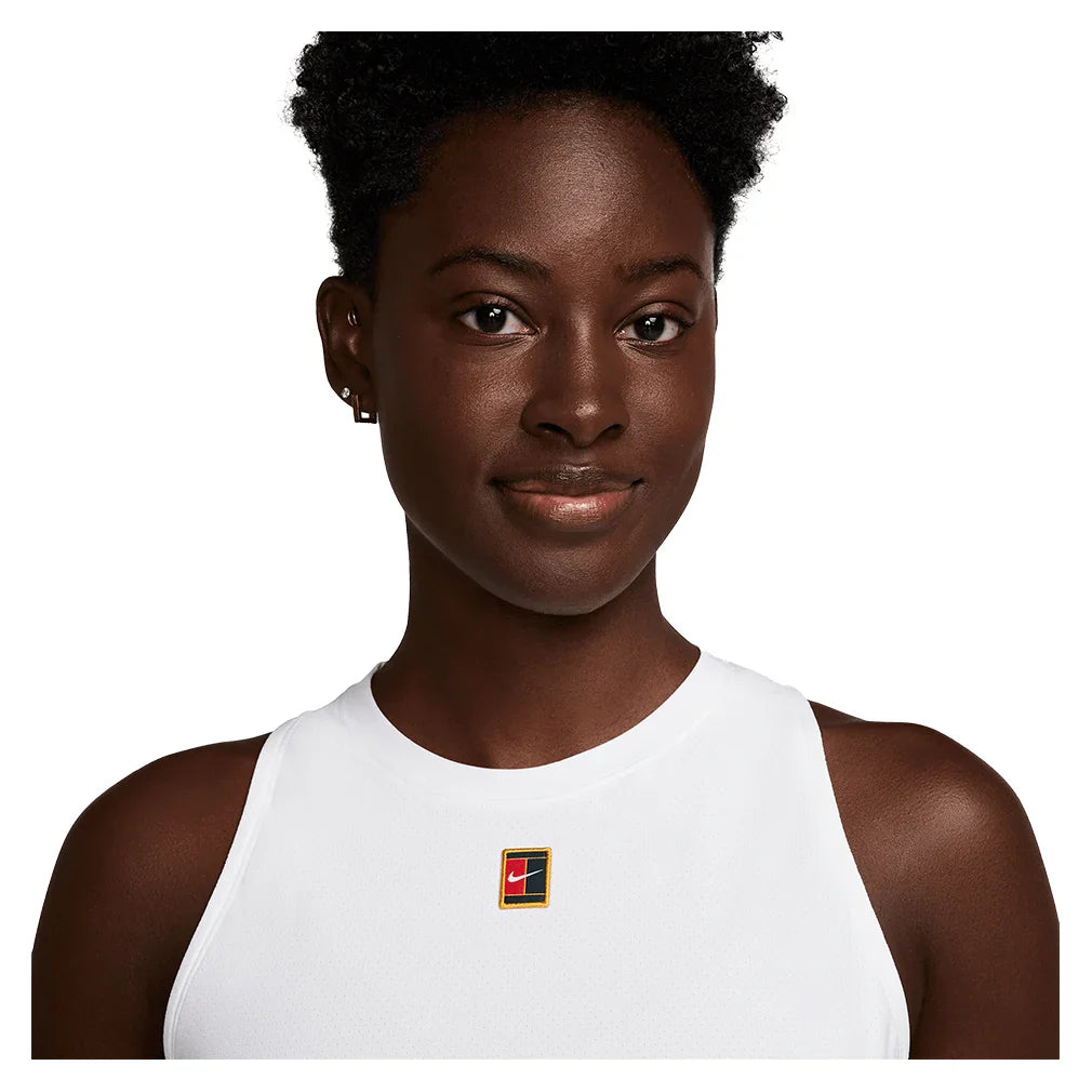 Women`s London Court Dri-FIT Slam Tennis Dress White Apparel Nike
