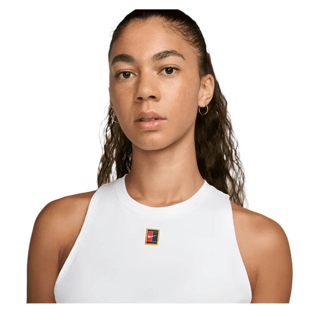 Women`s London Court Dri-FIT Slam Tennis Tank White Apparel Nike