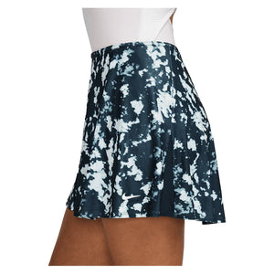 Women`s Dri-FIT Victory Flouncy 15" Print Tennis Skort Armory Navy and White Apparel Nike