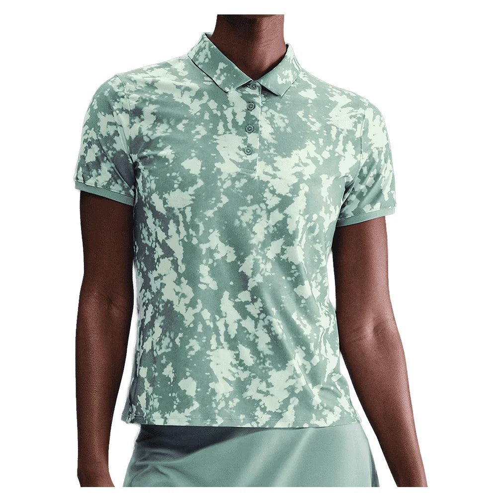 Women`s Dri-FIT Victory Short Sleeve Print Tennis Polo Apparel Nike