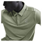 Men's Court Dri-FIT Advantage Tennis Polo Oil Green and White Apparel Nike
