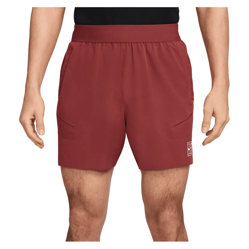 Men`s Court Dri-FIT Advantage 6 Inch Tennis Short Apparel Nike
