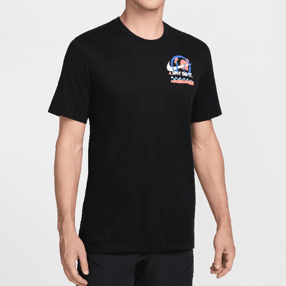 Mens Dri-Fit Tennis Tee Black Apparel Nike