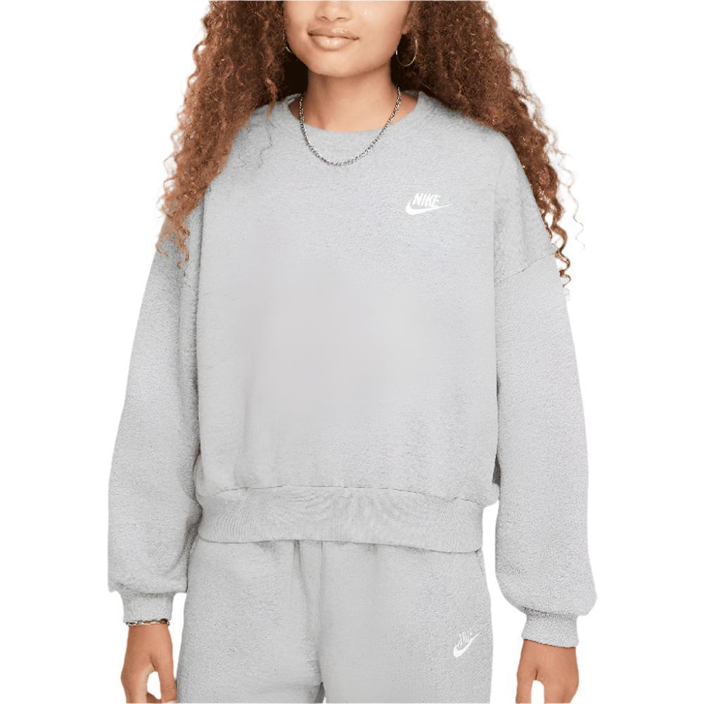 Girls' Sportswear Club Fleece Crew Neck Sweatshirt Apparel Nike