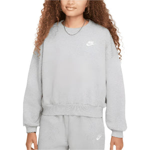 Girls' Sportswear Club Fleece Crew Neck Sweatshirt Apparel Nike