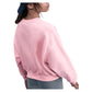 Girls' Sportswear Club Fleece Boxy Crew-Neck Sweatshirt Med Soft Pink Apparel Nike