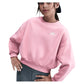 Girls' Sportswear Club Fleece Boxy Crew-Neck Sweatshirt Med Soft Pink Apparel Nike