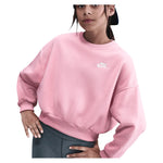 Girls' Sportswear Club Fleece Boxy Crew-Neck Sweatshirt Med Soft Pink Apparel Nike