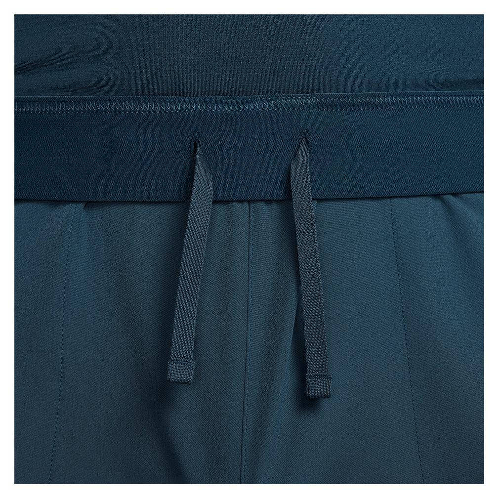 Men`s Dri-Fit Advantage 8 inch Tennis Short Armory Navy and White Apparel Nike
