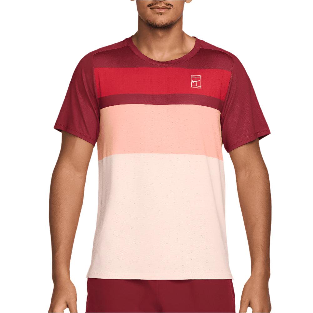 Men`s Dri-Fit Advantage Print Tennis Top Apparel Nike