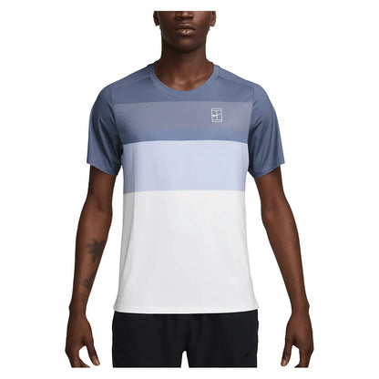 Men`s Court Dri-FIT Advantage Print Tennis Top Apparel Nike
