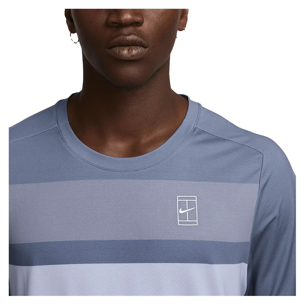 Men`s Court Dri-FIT Advantage Print Tennis Top Apparel Nike
