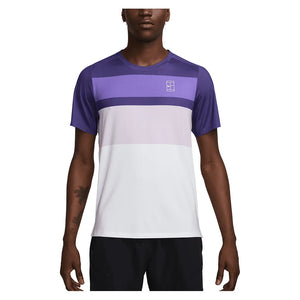 Men`s Court Dri-FIT Advantage Print Tennis Top Apparel Nike