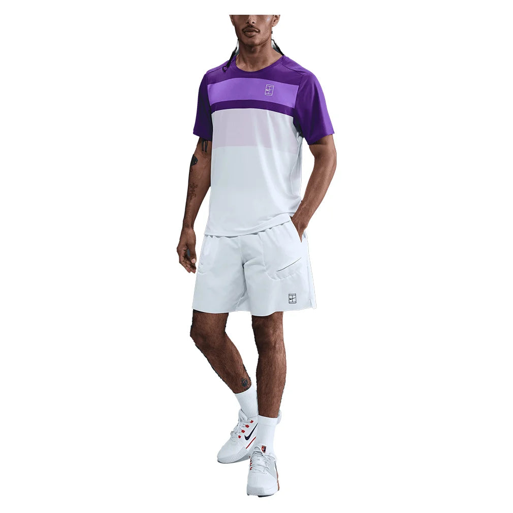 Men`s Court Dri-FIT Advantage Print Tennis Top Apparel Nike